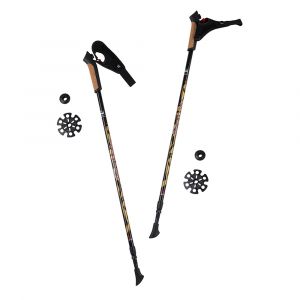 Телескопические палки для скандинавской ходьбы Finpole NOVA 30% Carbon, быстросъемный темляк