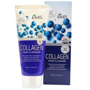 Корейская косметика Очищающая пенка для умывания с коллагеном EKEL Foam Cleanser, 100 мл