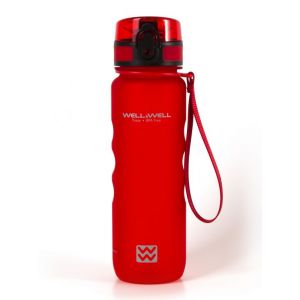 Бутылка для воды WELL&WELL, 500ML, Красный