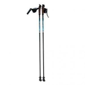 Палки для скандинавской ходьбы Finpole Nero, черный/голубой, 135 см